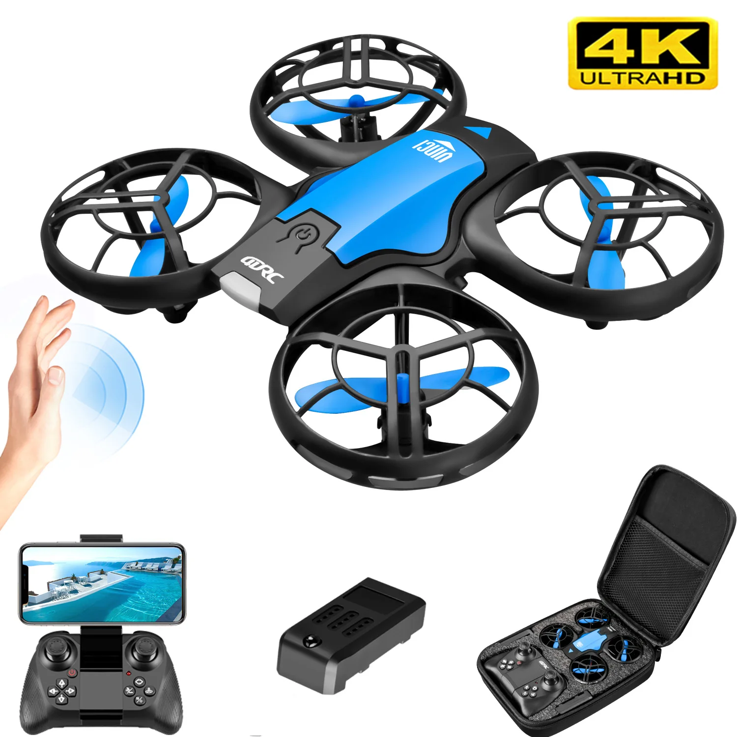 Drone Surveying - Nuevo Mini Dron V8 4K Profesional