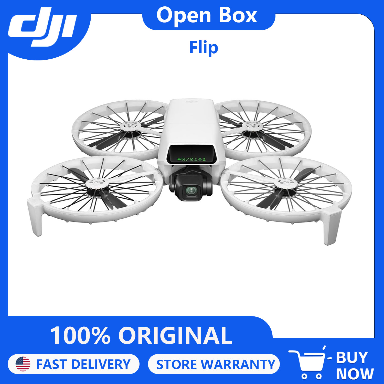 Drone Ndvi - Caja Abierta-DJI Flip (RC-N3), Dron con