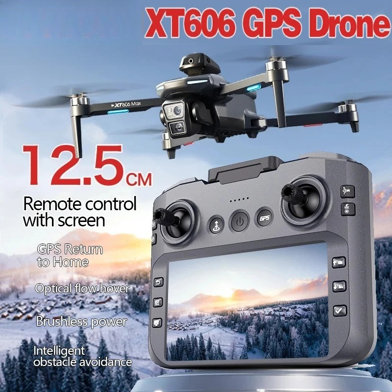 Drone Surveying - Dron GPS Original XT606 MAX 4k