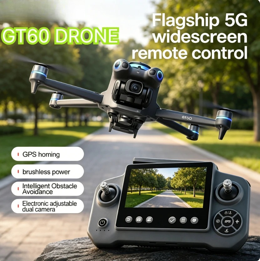 Drone Mapping - Dron Cuadricóptero RC Plegable Original GT60