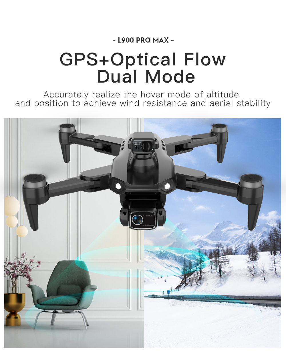 LYZRC L900 PRO MAX, dron con G - Drone Surveying reseña y precio